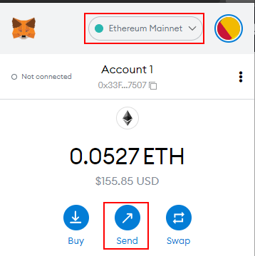 sent eth from binance to metamask and it disappeared